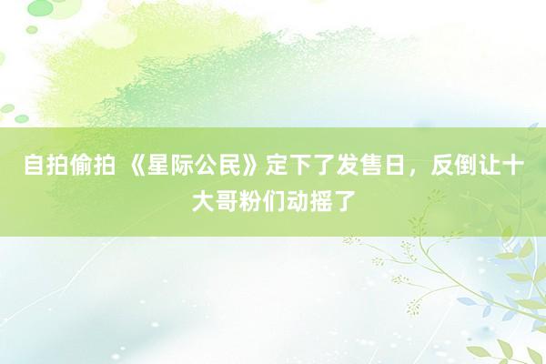 自拍偷拍 《星际公民》定下了发售日，反倒让十大哥粉们动摇了