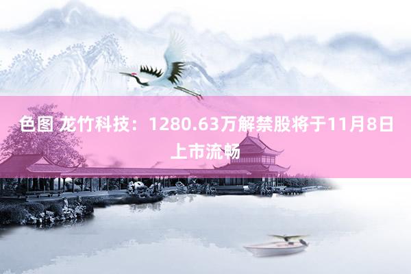 色图 龙竹科技：1280.63万解禁股将于11月8日上市流畅