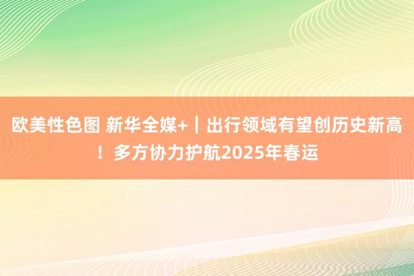 欧美性色图 新华全媒+｜出行领域有望创历史新高！多方协力护航2025年春运