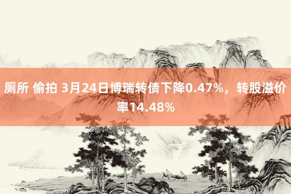 厕所 偷拍 3月24日博瑞转债下降0.47%，转股溢价率14.48%